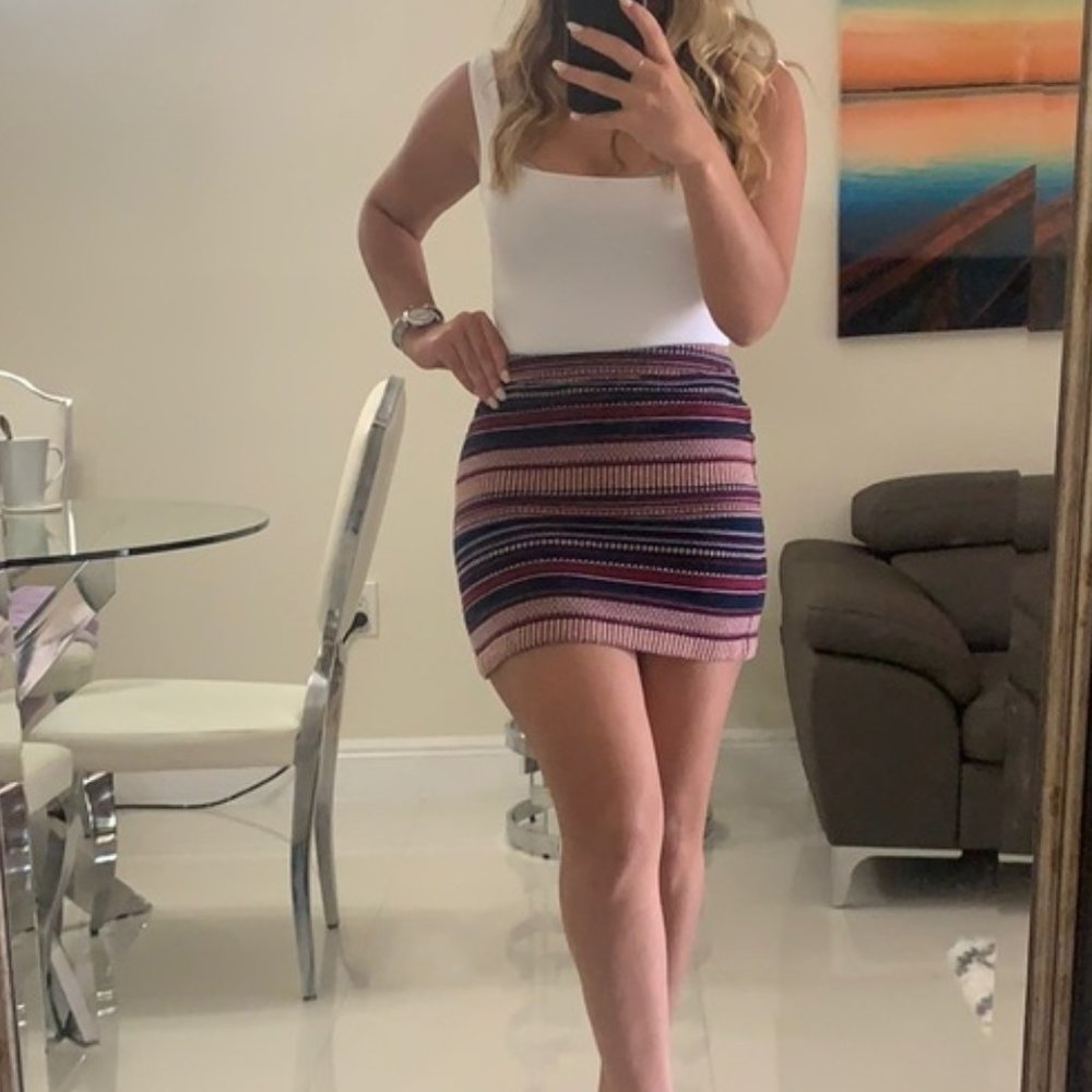 Hollister Print Mini Skirt